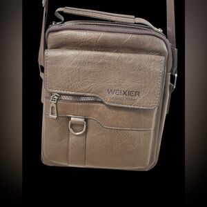 Weixier Brown Crossbody Men's Bag EUC